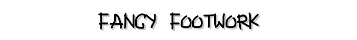 Fancy Footwork font